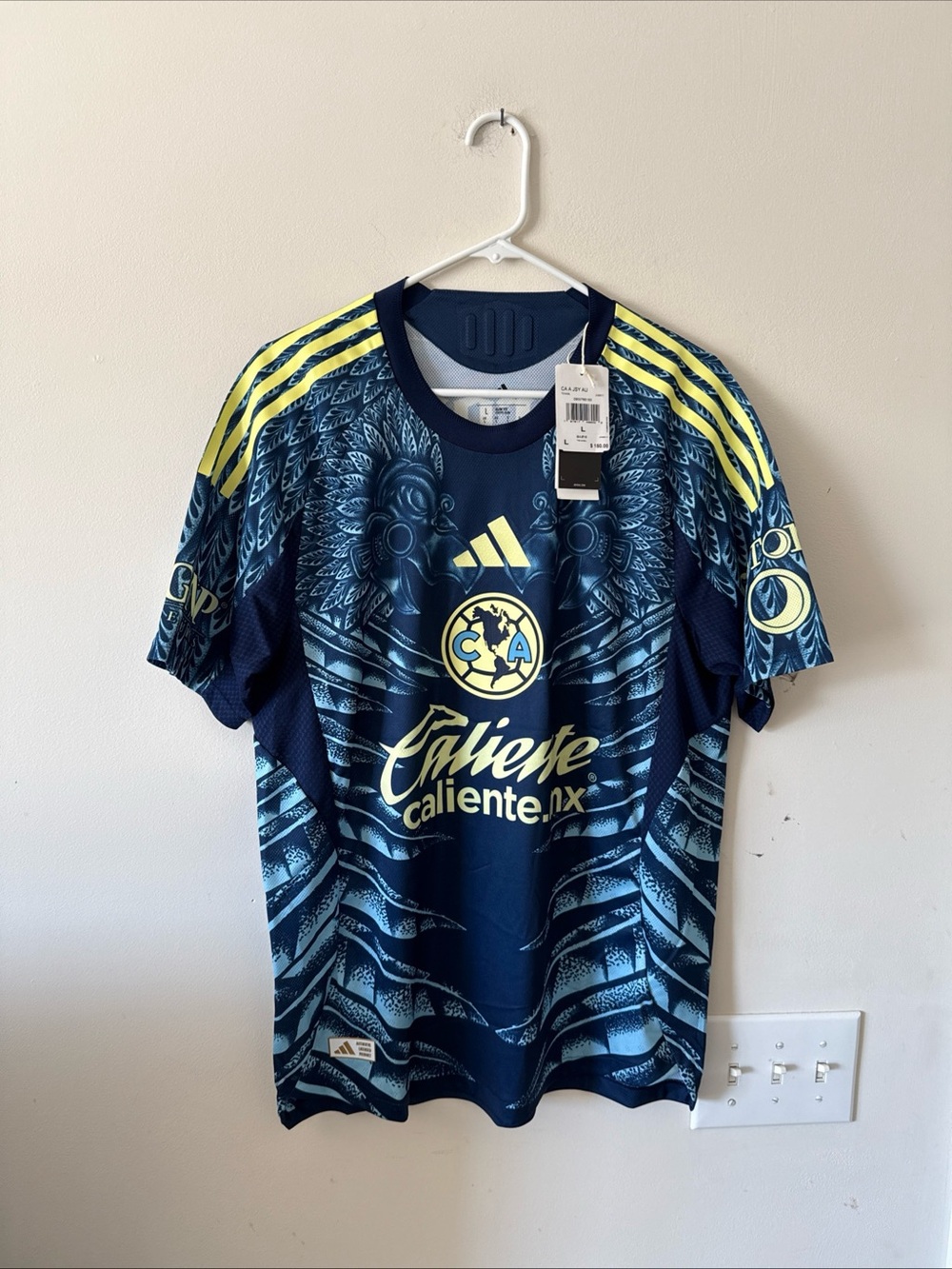Men’s adidas Club America Authentic Away Jersey 2025/26 - Blue NWT RARE